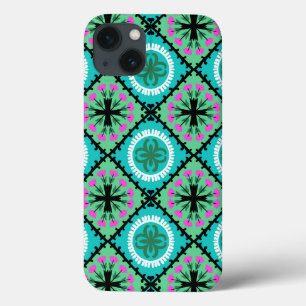 Suzani-patroon met Oezbeekse en Kazachse Motifs iPhone 13 Hoesje