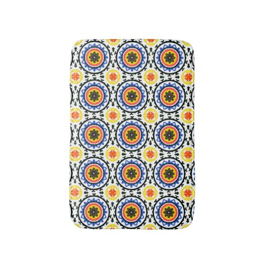 Suzani Pattern Badmat (Voorkant Verticaal)