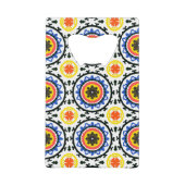 Suzani Pattern Creditkaart Flessenopener (Voorkant)