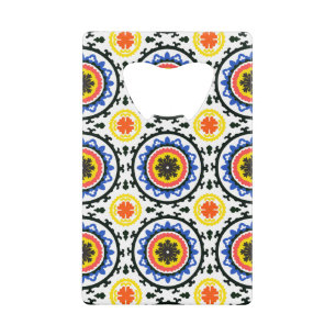 Suzani Pattern Creditkaart Flessenopener