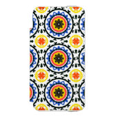 Suzani Pattern Incipio iPhone Portemonnee Hoesje (Voorkant Agenda)