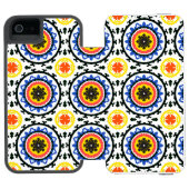 Suzani Pattern Incipio iPhone Portemonnee Hoesje (Agenda Open)