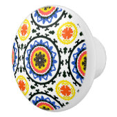 Suzani Pattern Keramische Knop (Rechts)