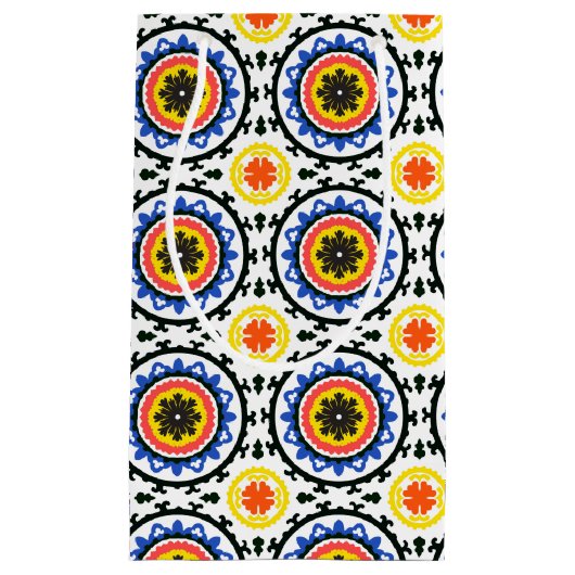 Suzani Pattern Klein Cadeauzakje (Voorkant)