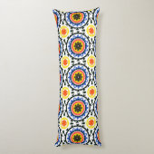 Suzani Pattern Lichaamskussen (Achterkant (Verticaal))