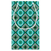 Suzani Pattern met Uzbek and Kazakse Motifs Klein Cadeauzakje (Achterkant)