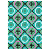 Suzani Pattern met Uzbek and Kazakse Motifs Klembord (Achterkant)