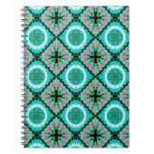 Suzani Pattern met Uzbek and Kazakse Motifs Notitieboek (Voorkant)