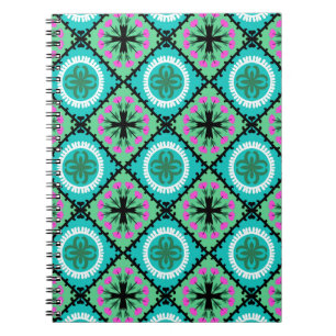 Suzani Pattern met Uzbek and Kazakse Motifs Notitieboek