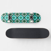 Suzani Pattern met Uzbek and Kazakse Motifs Persoonlijk Skateboard (Horizontaal)