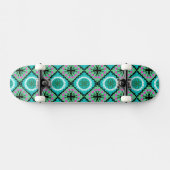 Suzani Pattern met Uzbek and Kazakse Motifs Persoonlijk Skateboard (Horizontaal)