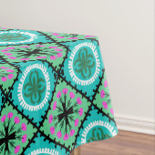 Suzani Pattern met Uzbek and Kazakse Motifs Tafelkleed (Voorbeeld)