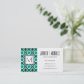 Suzani Pattern met Uzbek and Kazakse Motifs Visitekaartje (Staand voorkant)