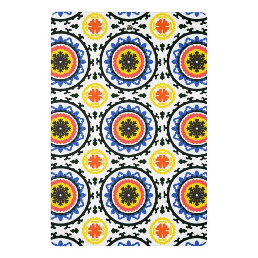 Suzani Pattern Mini Klembord (Achterkant)