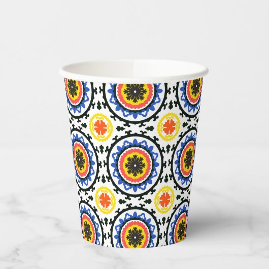 Suzani Pattern Papieren Bekers (Links)