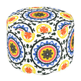 Suzani Pattern Poef