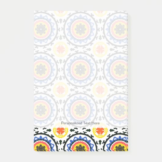 Suzani Pattern Post-it® Notes (Voorkant)