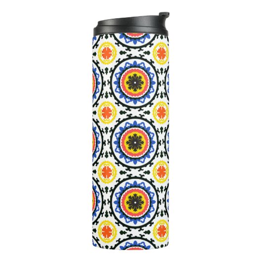 Suzani Pattern Thermosbeker (Gedraaid links)