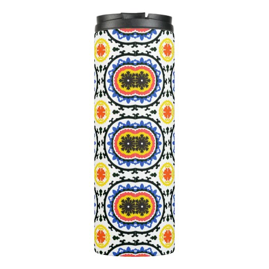 Suzani Pattern Thermosbeker (Achterkant)