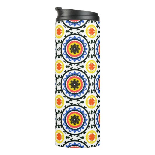 Suzani Pattern Thermosbeker (Geroteerd rechts)