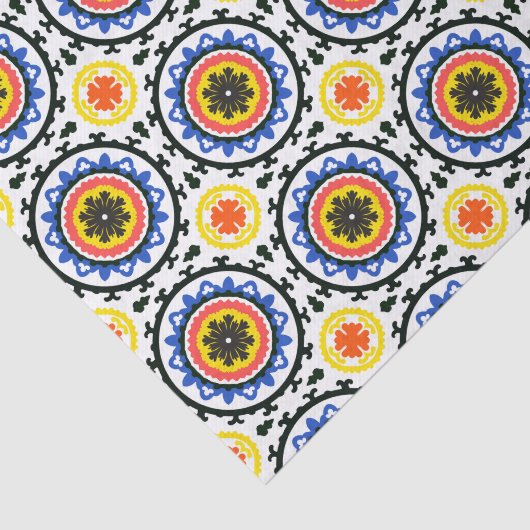 Suzani Pattern Tissuepapier (Detail)