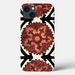 Suzani Style Decorative Floral Pattern Case-Mate iPhone Case