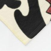 Suzani Style Decorative Floral Pattern Fleece Deken (Hoek)