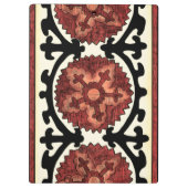 Suzani Style Decorative Floral Pattern Klembord (Achterkant)