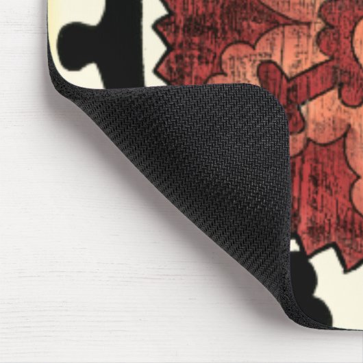 Suzani Style Decorative Floral Pattern Muismat (Hoek)