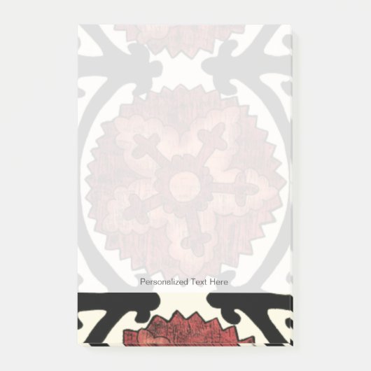 Suzani Style Decorative Floral Pattern Post-it® Notes (Voorkant)