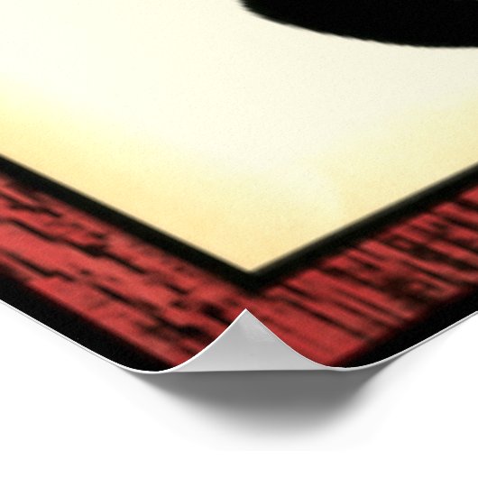 Suzani Style Decorative Floral Pattern Poster (Hoek)