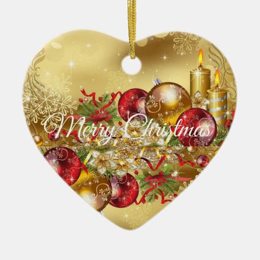 SUZANNE ELIZABETH CHRISTMAS COLLECTIE CERAMIC ORN KERAMISCH ORNAMENT (Voorkant)