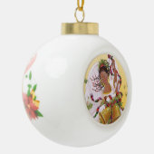 SUZANNE ELIZABETH CHRISTMAS COLLECTIE KERAMISCHE BAL ORNAMENT (Links)