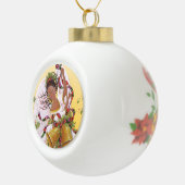 SUZANNE ELIZABETH CHRISTMAS COLLECTIE KERAMISCHE BAL ORNAMENT (Rechts)