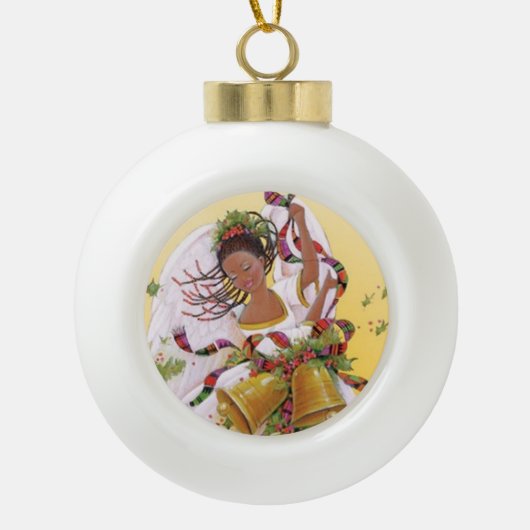 SUZANNE ELIZABETH CHRISTMAS COLLECTIE KERAMISCHE BAL ORNAMENT (Voorkant)