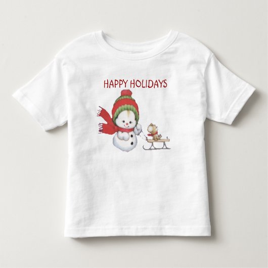 SUZANNE ELIZABETH CHRISTMAS COLLECTIE TODDLER T-S KINDER SHIRTS (Voorkant)