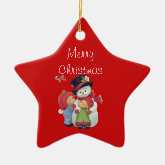 Suzanne Elizabeth Collectie voor kerstmis - Keramisch Ornament (Voorkant)