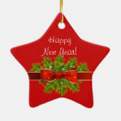 Suzanne Elizabeth Collectie voor kerstmis - Keramisch Ornament (Achterkant)