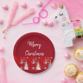 Suzanne Elizabeth Collectie voor kerstmis - Papieren Bordje (Feest)