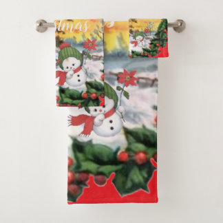 Suzanne Elizabeth Kerstcollectie: Baby's Bad Handdoek