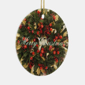 Suzanne Elizabeth kerstCollectie - Holiday Keramisch Ornament (Rechts)