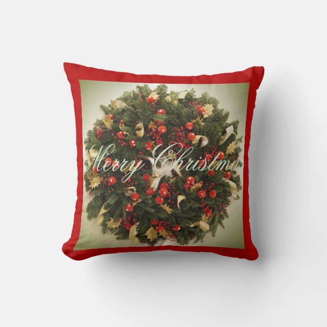 Suzanne Elizabeth Kerstcollectie - Vakantie Kussen (Voorkant)