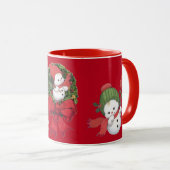 Suzanne Elizabeth Kerstfeest Collectie Holiday Mok (Voorkant rechts)