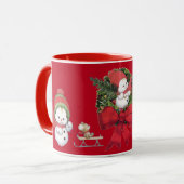 Suzanne Elizabeth Kerstfeest Collectie Holiday Mok (Voorkant links)