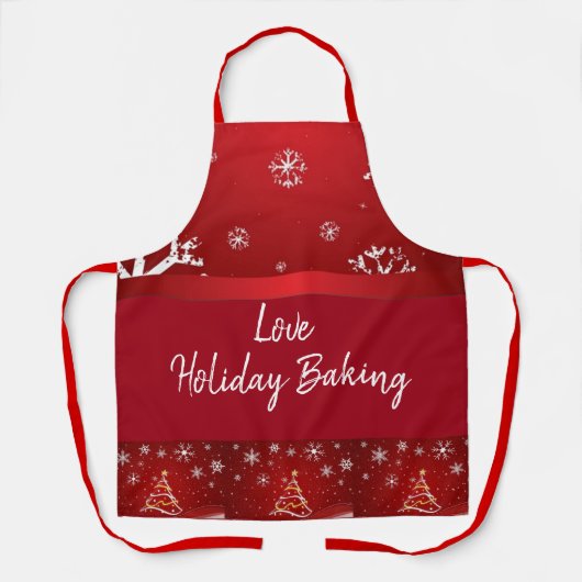 Suzanne Elizabeth Kerstmis Collectie - Apron Schort (Voorkant)
