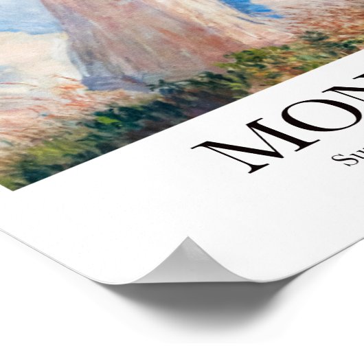 Suzanne Hoschedé door Claude Monet Poster (Hoek)