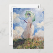 Suzanne Hoschedé van Claude Monet (1886) Briefkaart (Voorkant / Achterkant)