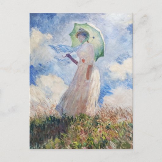 Suzanne Hoschedé van Claude Monet (1886) Briefkaart (Voorkant)