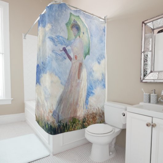 Suzanne Hoschedé van Claude Monet (1886) Douchegordijn (In situ)