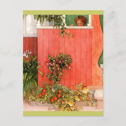 Suzanne op de Porch Briefkaart (Voorkant)